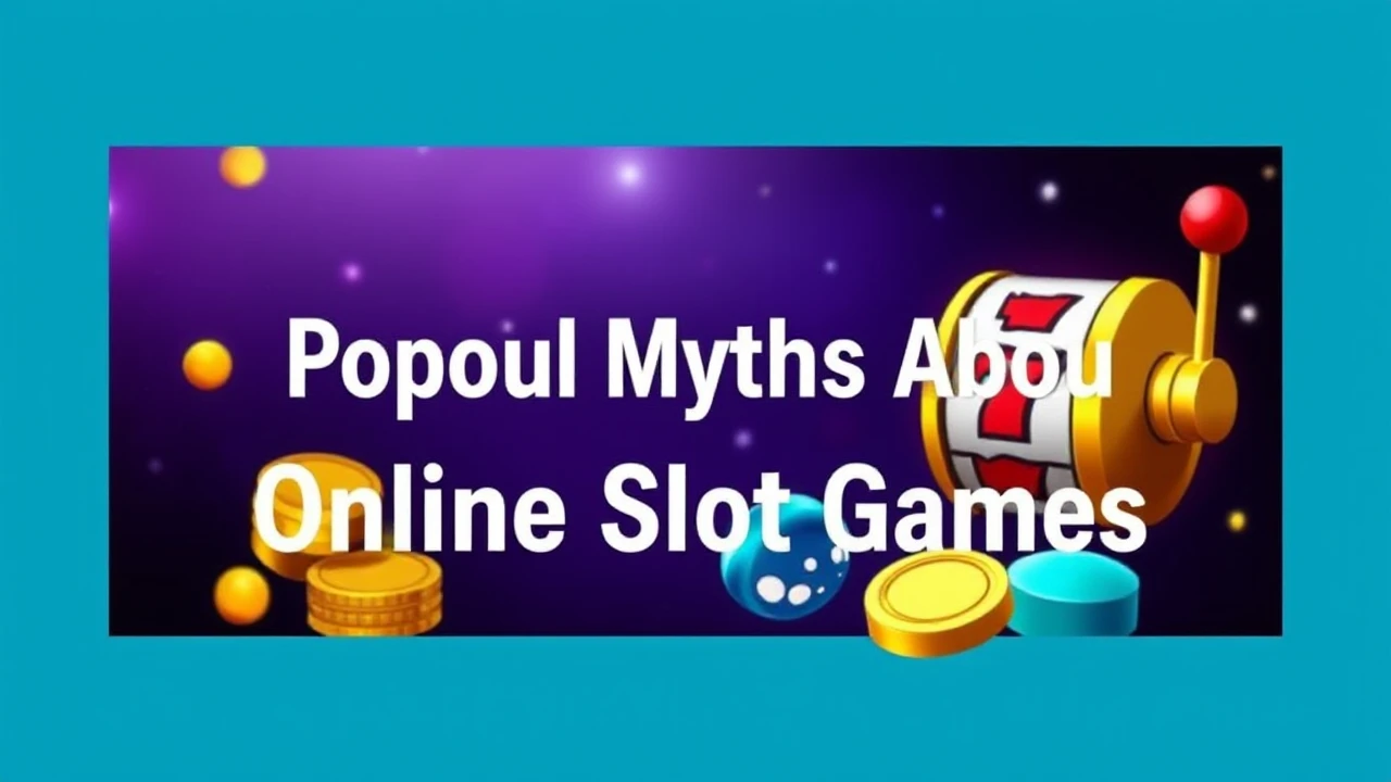 Breaking Down the Popular Myths About Online Slot Games